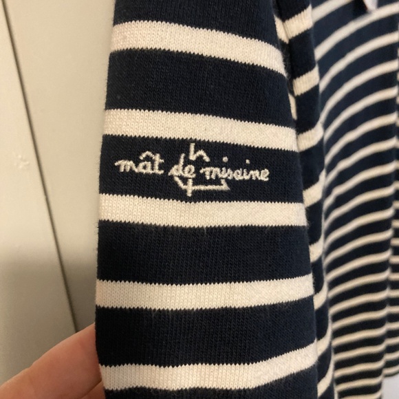 MAT DE MISAINE Boat Neck Breton Top - Vintage - French 52 - Picture 3 of 4